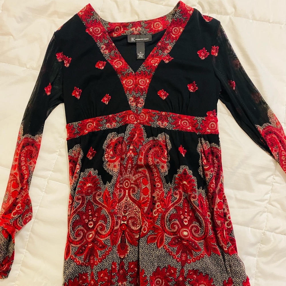 iNC long sleeved blouse